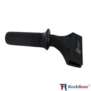 RockRose 6.7" Long Reinforced Plastic Handle for Smooth Application - Squeegee for Window Tinting - Black