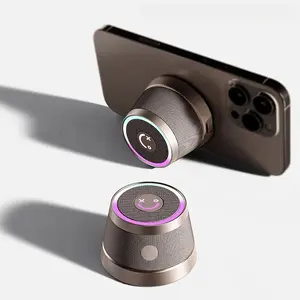 portable Bluetooth speaker magnetic speaker BT5.3 mini speaker 7 hours play mobile phone holder