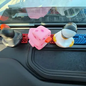 JL DuckDuckJeep'er Best Duck Holder compatible with Jeep JL Dash - Modular Design with Flow Through Pattern