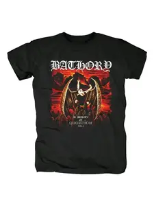 Bathory Black Metal Venom T-shirt Men's and Women's Casual Fashion Hip Hop Street Wear Short Sleeve T-shirt Summer Top Clothing