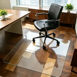 Clear Chair Mat, Hard Floor Use, Transparent Office Home Floor Protector mat Chairmats Wood/Tile Protection Mat for Office & Home (36" X 48" Rectangle)