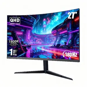 27” 2K QHD 180Hz Gaming Monitor – Ultra-Smooth 1ms, Adaptive Sync, Frameless Design, HDMI & DP(Multiple models)