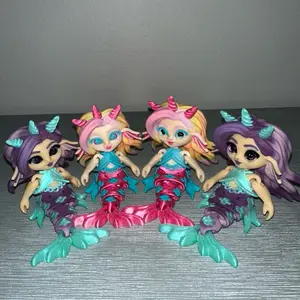 3D printed Flexi Mermaid Figurine