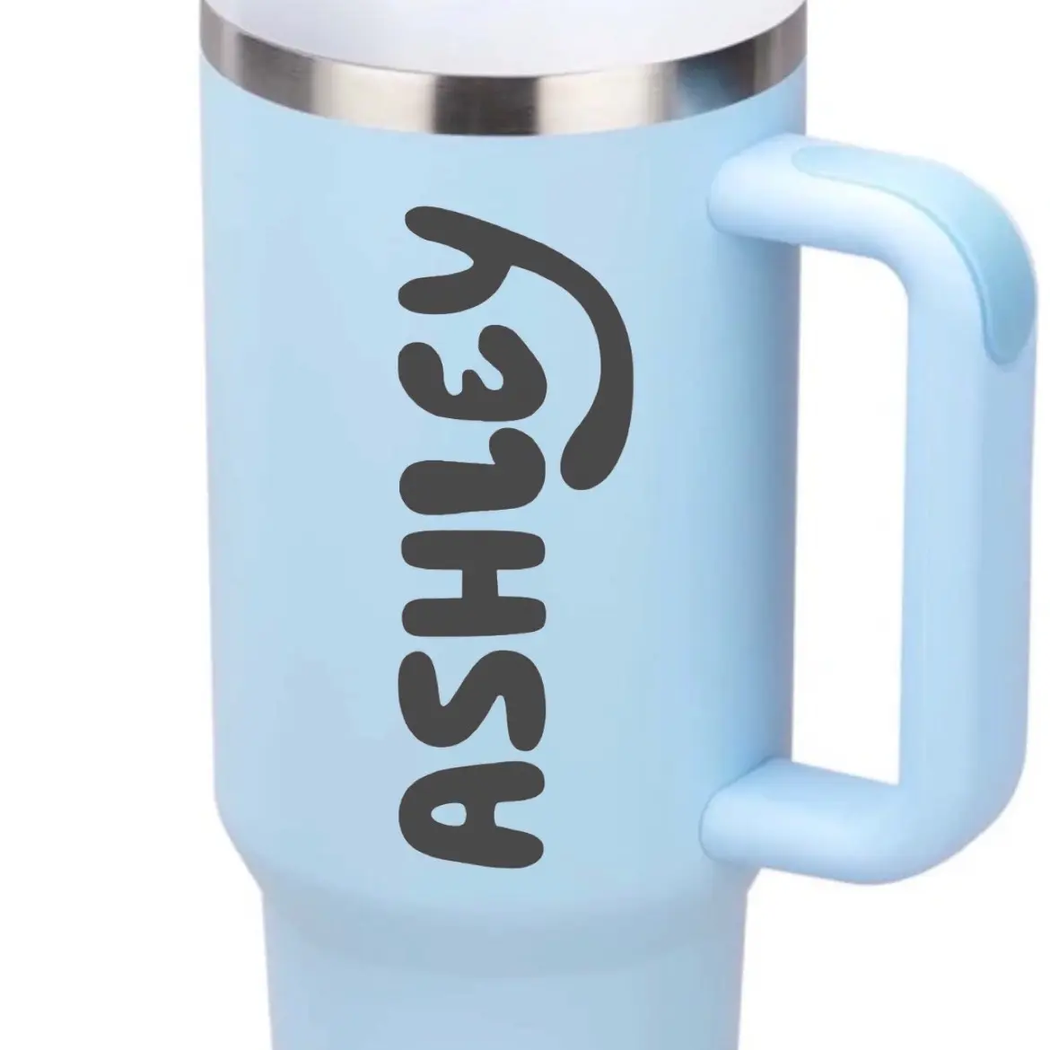 CUSTOMIZABLE Vinyl Sticker - Bluey Fan Font for Office Supplies