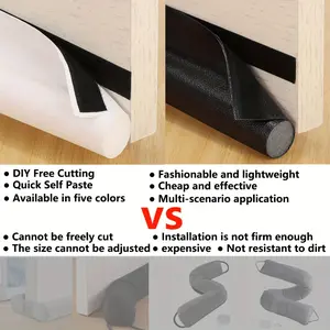 YITAP Door Bottom Seal Strip Foam, dustproof, vibration-isolating, windproof, easy-to-install door accessory, with a durable and safe design, suitable for household use