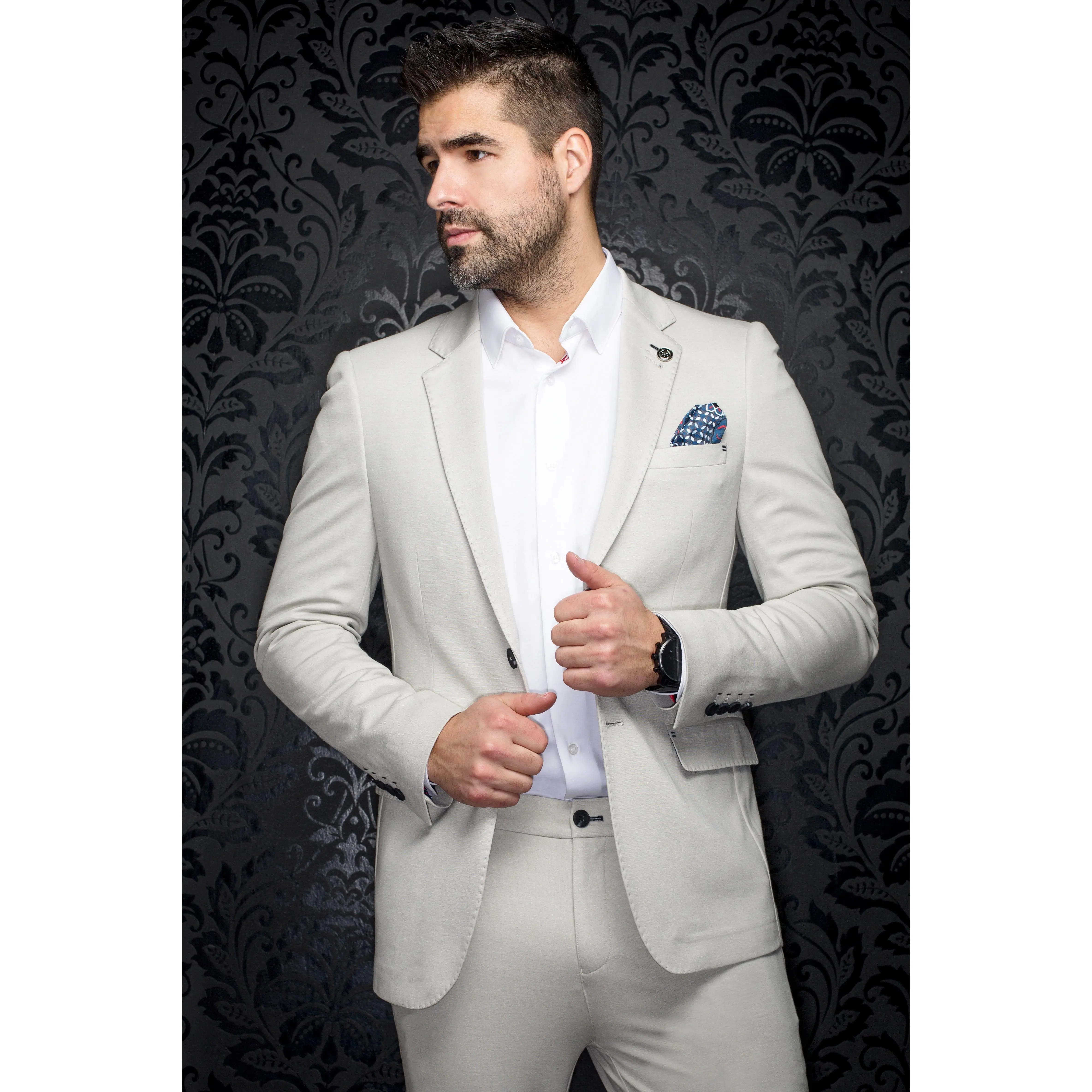Au Noir Stretch Blazer | Giacomo Stone