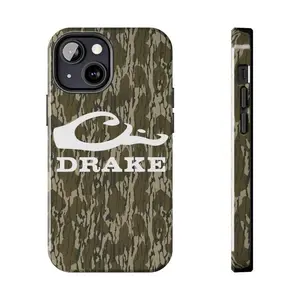 Drake Waterfowl Duck Hunting Camo Phone Case, Ol School Camo Preppy Aesthetic Durable Outdoor Gear, Perfect Gift For Him