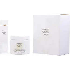 Women's White Tea Fragrance Set - Eau de Toilette Spray 3.3 Oz, Body Cream 13.5 Oz