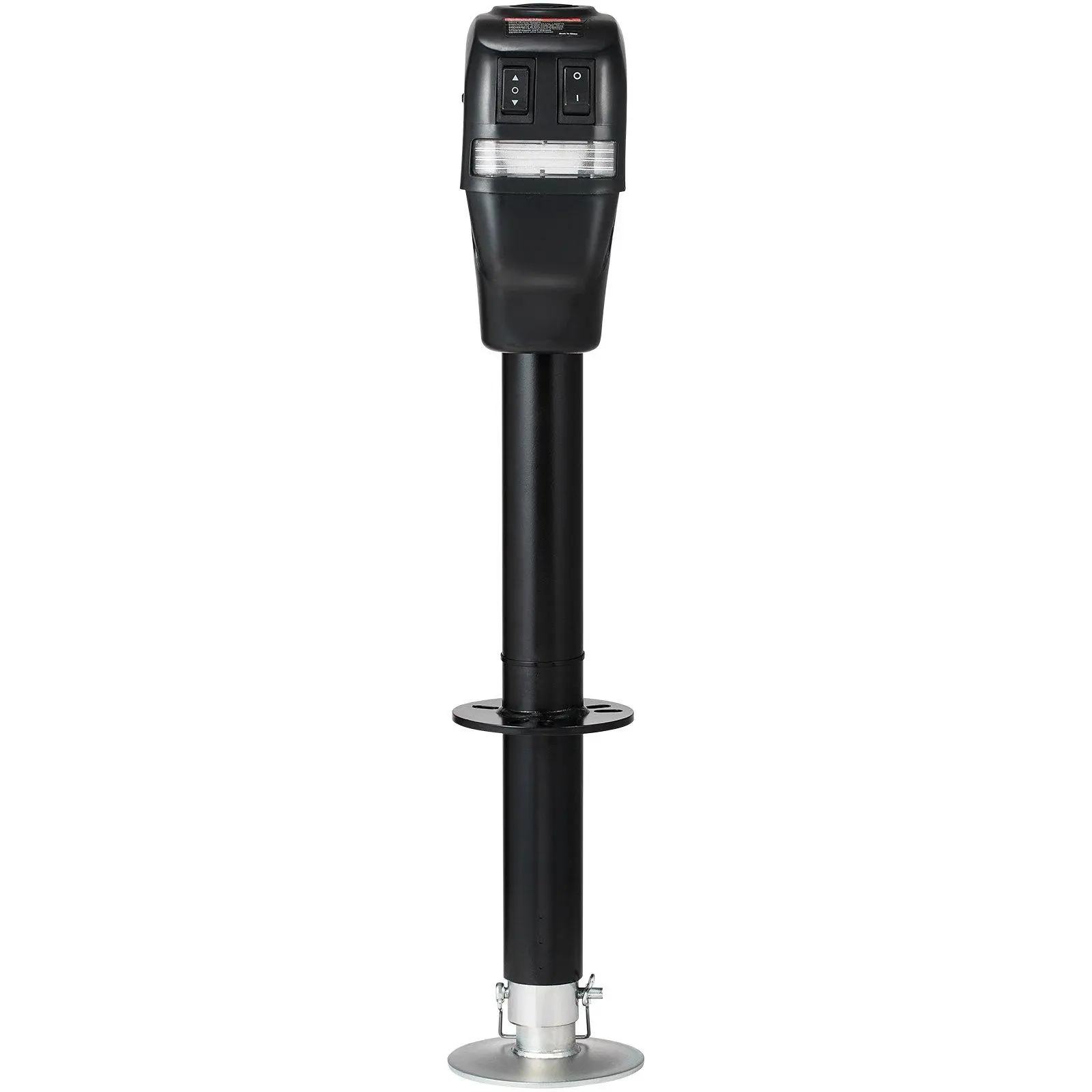 Electric Trailer Jack, Power Tongue Jack Weight Capacity 4000 lbs, 9.84"-33.85" Electric Tongue Jack with Waterproof Cover for Lifting RV Trailer, Horse Trailer, Utility Trailer, Yacht Trailer