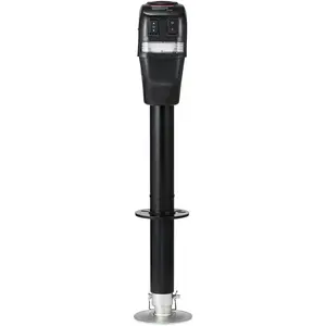 Electric Trailer Jack, Power Tongue Jack Weight Capacity 4000 lbs, 9.84"-33.85" Electric Tongue Jack with Waterproof Cover for Lifting RV Trailer, Horse Trailer, Utility Trailer, Yacht Trailer