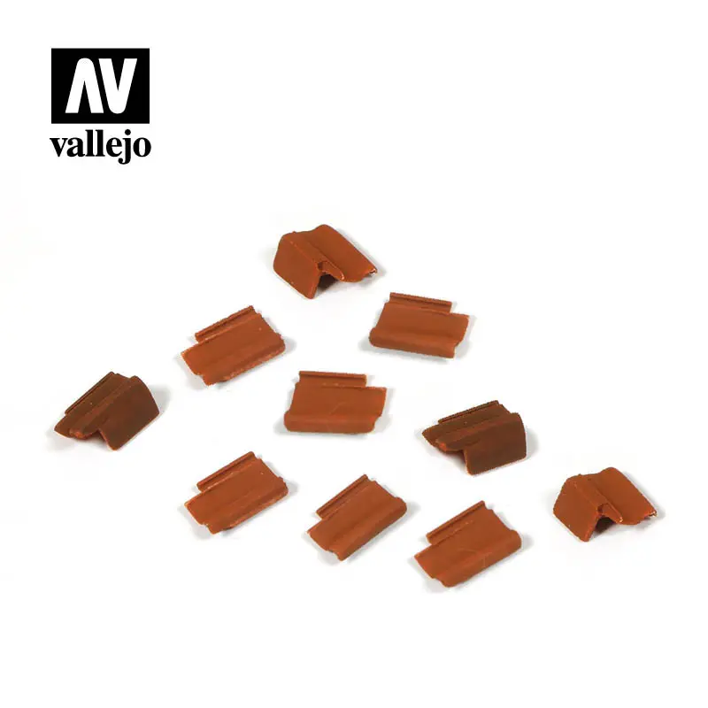 Vallejo Paint VLJSC229 Patterned Tile Roofing Set, Home Improvement Building Supplies for Roofing & Flooring