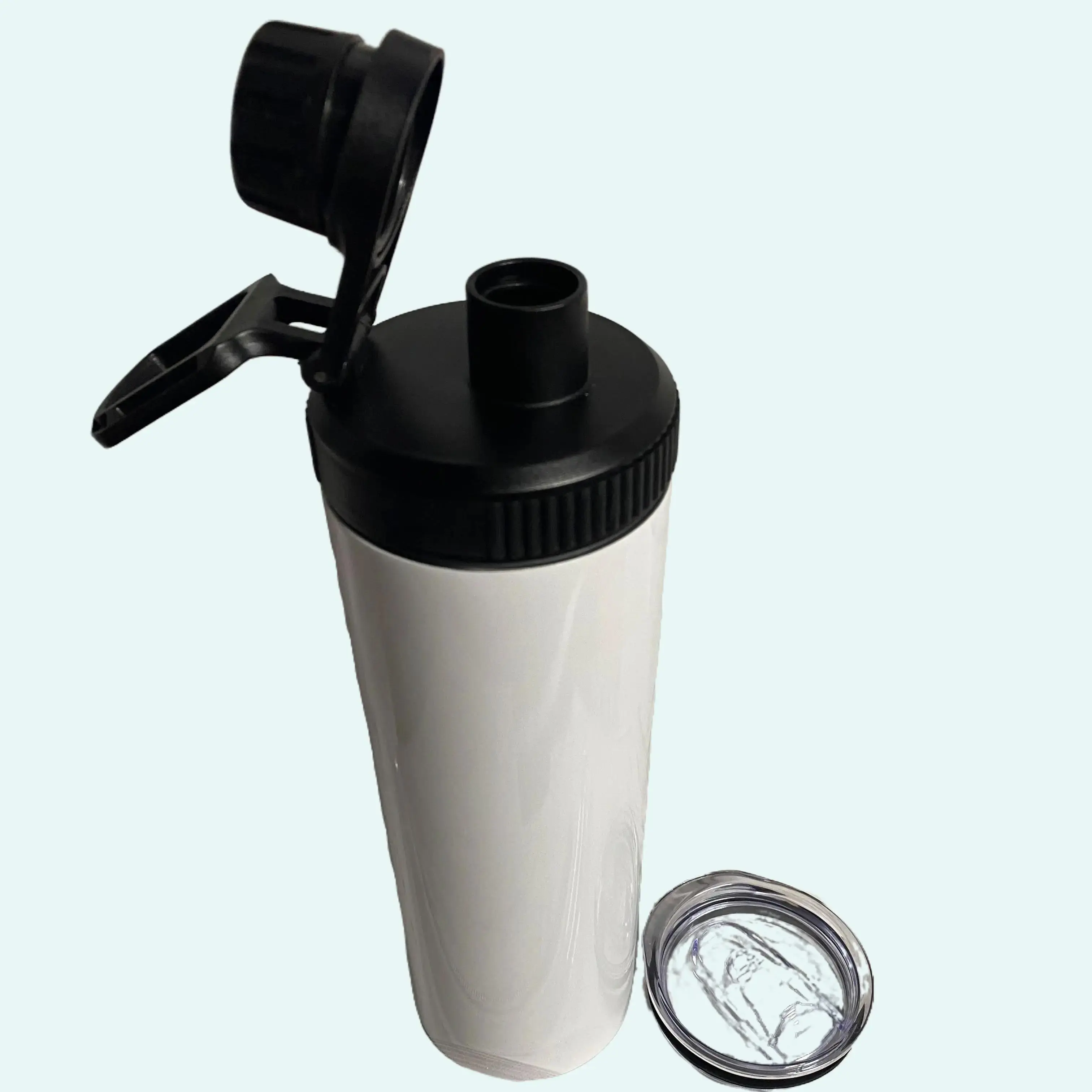 20 oz. Sports Bottle with Handle and 2 Lids Hydration Tumbler Waterbottle