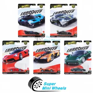 Hot Wheels Premium 2025 Car Culture L Case - Euro Speed - 5 Cars Set