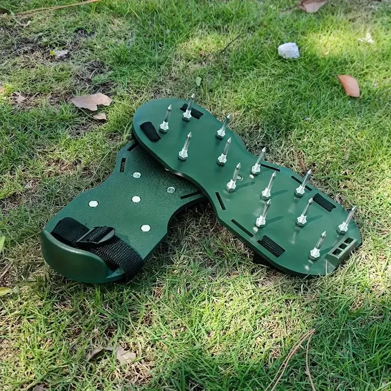 Lawn Aerator Shoes, Durable Lawn Aerator Shoes for Garden Aeration, Patio Backyard Gardener Tools, Garden Tools for Home Garden, Heavy Duty, Enhanced Stability