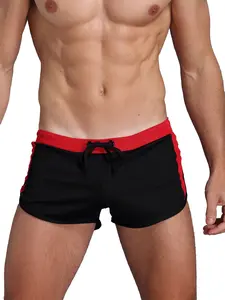 1 Pack Men's Sports Boxer Briefs, Functional Style, Quick-Dry Breathable, Elastic Waistband, Stable Non-Shift, For Basketball, Running & Fitness, Workout Gym Underwear, Professional Sports Underwear For Young Males