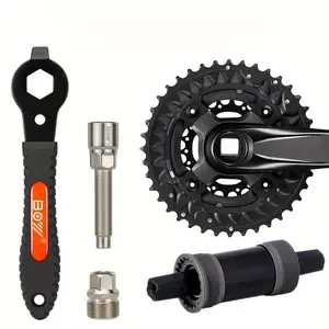 Professional Bicycle Crank Disc Disassembly Kit, 1 Set Multifunctional Bicycle Repair Tool, Bicycle Repairing Accessories, Crank Bolt, Crankset, Chainring