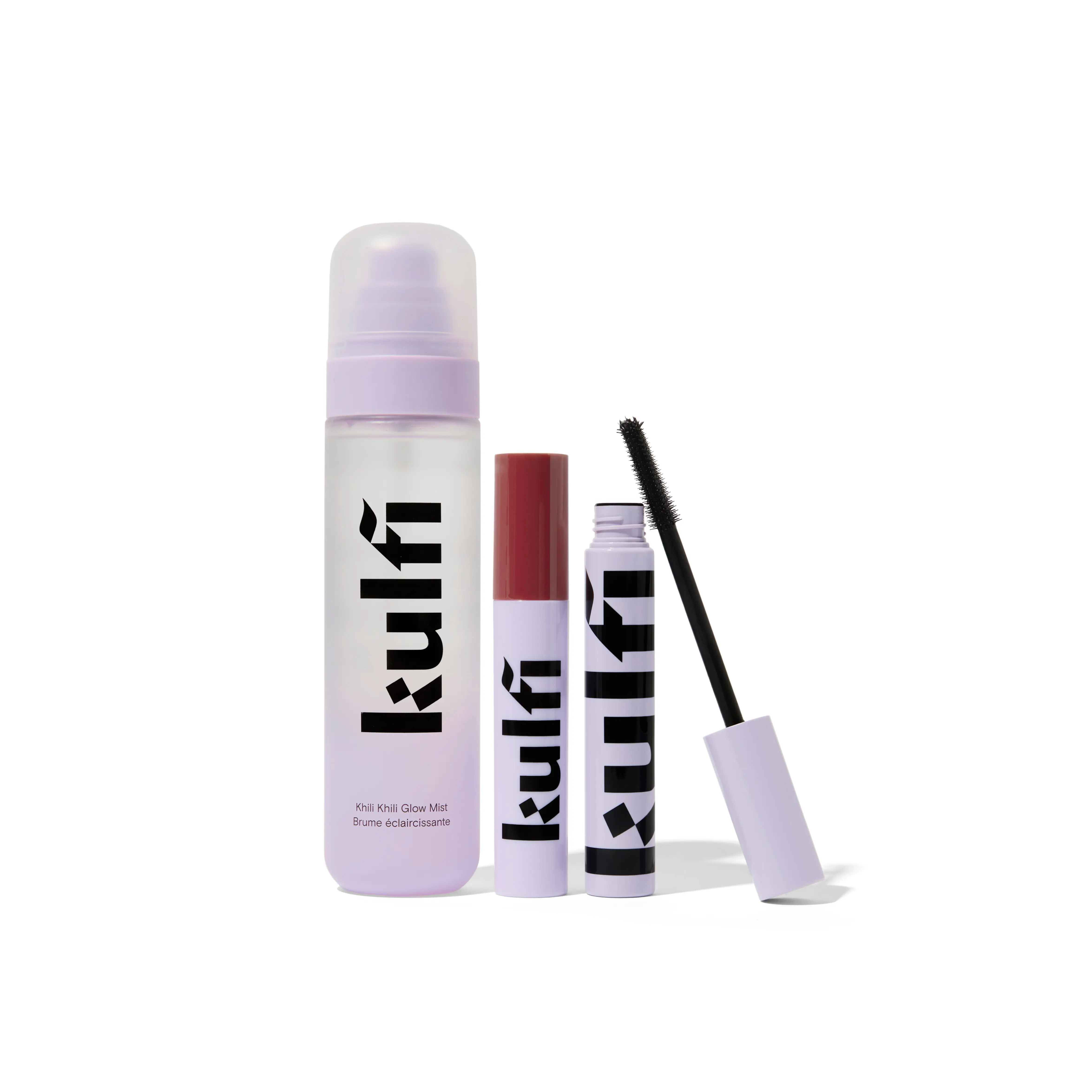 The Jetsetter Trio - Makeup melding mist, High volume tubing mascara & Staining Lip Oil Bundle