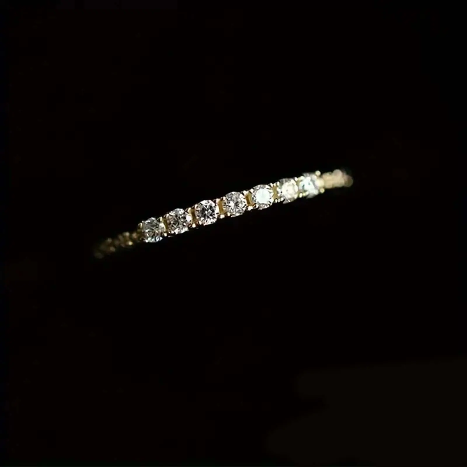 Stackable Zircon Pinky Ring for Women – Minimalist Daily Jewelry Gift