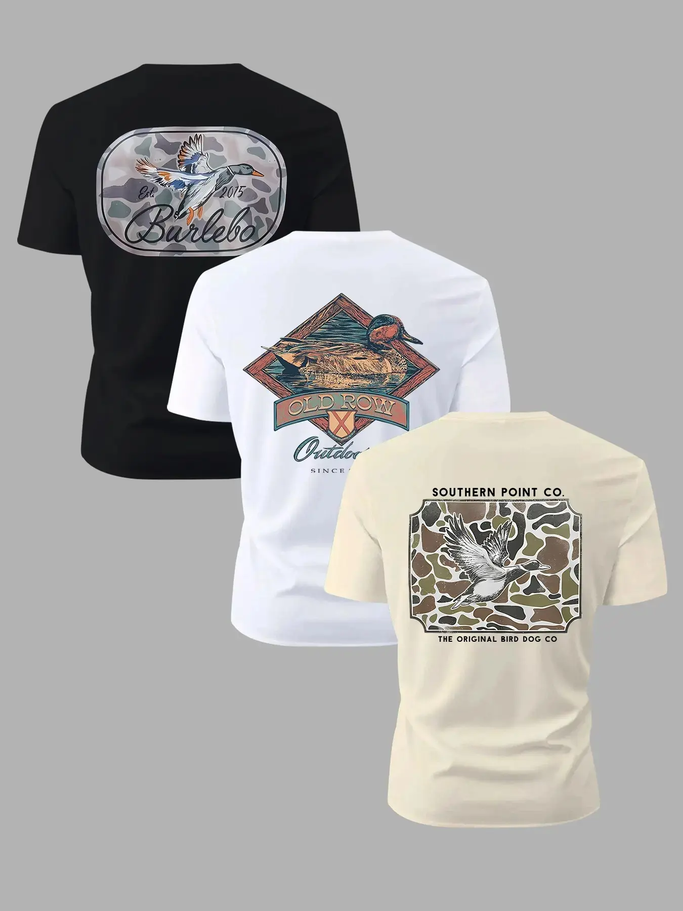 Trendy Round Neck Short Sleeve Three-Pack, Comfortable Breathable Design, Perfect for Summer Daily Wear, Sportswear Casual Fashion Essential