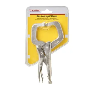ToolPro 6 in. Locking C-Clamp