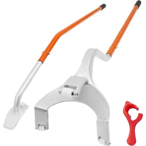 Father's Day Gift VEVOR Mophorn Tire Mount Demount Tool 22.5" to 24.5" Tire Changer Steel Bead Breaker Extra Bead Keeper Tubeless Truck Manual Tire Changing Tools for Car Repairing(Red)