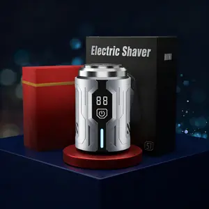 Mini Electric Shaver - Waterproof Skin-Friendly Washable Rechargeable High-Speed Motor with Long-Lasting Battery Compact Portable Facial Matte Smooth