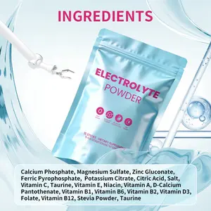 Electrolyte Powder Plus 15 Sticks Lime Sea Salt Flavor for Hydration