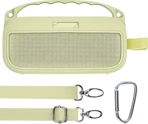 Silicone Cover Compatible with Bose New SoundLink Flex 2nd Gen/Bose SoundLink Flex Portable Speaker (Citrus Yellow Cover)
