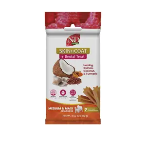 N&D Quinoa Skin & Coat Herring Adult Canine Medium & Maxi Treat