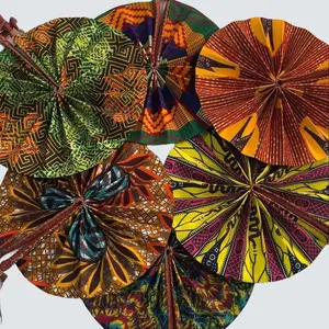 Luxury Leather African Hand-held Fans - Double-sided Elegant Design & Versatile Use for Personal Cooling or Stylish Accessory Traditional