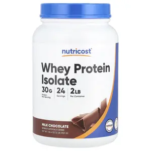 Nutricost Whey Protein Isolate, Milk Chocolate, 2 lb (907 g)