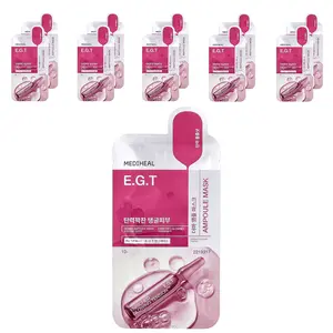 MEDIHEAL E.G.T Derma Ampoule Beauty Mask, 10 Sheets, 0.87 fl oz (26 ml) Each