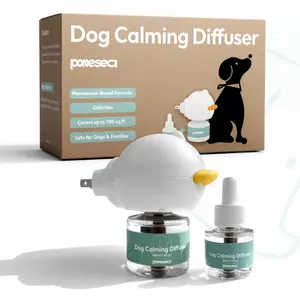 Dog Calming Diffuser Plug-In (1–3 Pack) delivers safe stress relief for dogs using gentle pheromone formula. It effectively calms anxiety, reduces barking and prevents unwanted marking, suitable for home and indoor use.