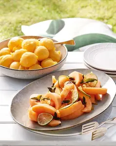 TomorrowSeeds - Hale's Best Jumbo Cantaloupe Seeds -  NonGMO Open Pollinating Orange Musk Melon Sweet Tropical Fruit Seed Fresh For 2024 Season