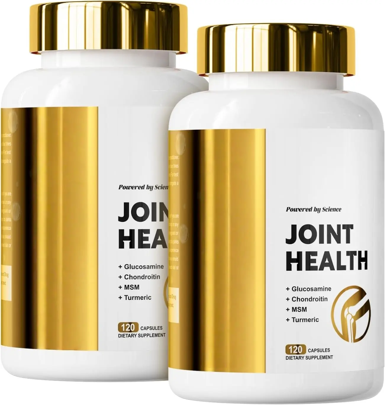 Joints Health Suppplement, Glucosamine Chondroitin MSM - Joint Support Supplement for Women and Men with Turmeric, MSM &Boswellia, for Cartilage, Joint Health and Flexibility - 2 Bottles