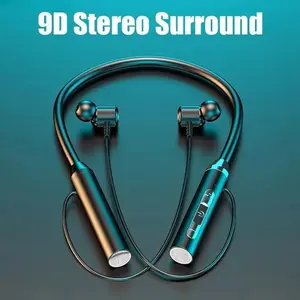 Bluetooth Earphones Wireless Headphones Magnetic Sport Neckband Neck-hanging TWS Earbuds Wireless Blutooth Headset with Mic