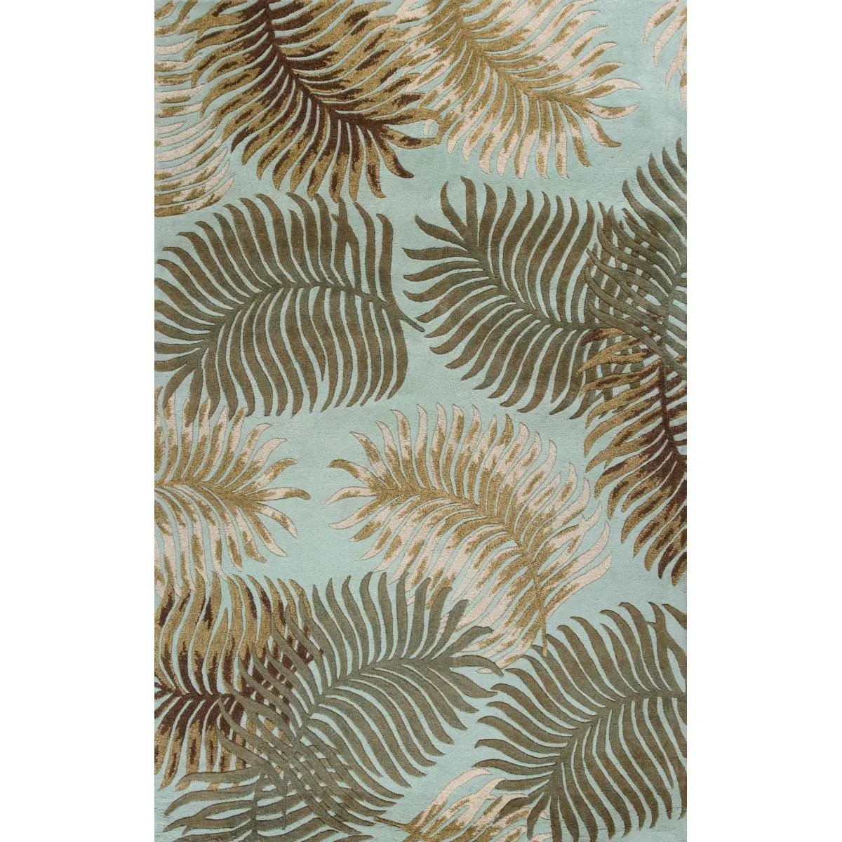 HomeRoots 353964 Hand Tufted Aqua Wool Area Rug, 30 x 50 in., Hand Tufted Area Rugs