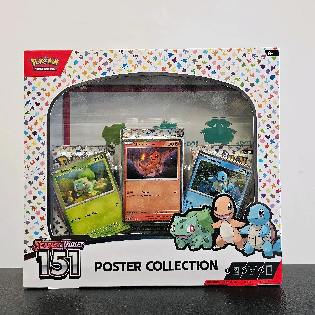 Pokemon TCG Scarlet & Violet 3.5 Pokemon 151 Poster Collection