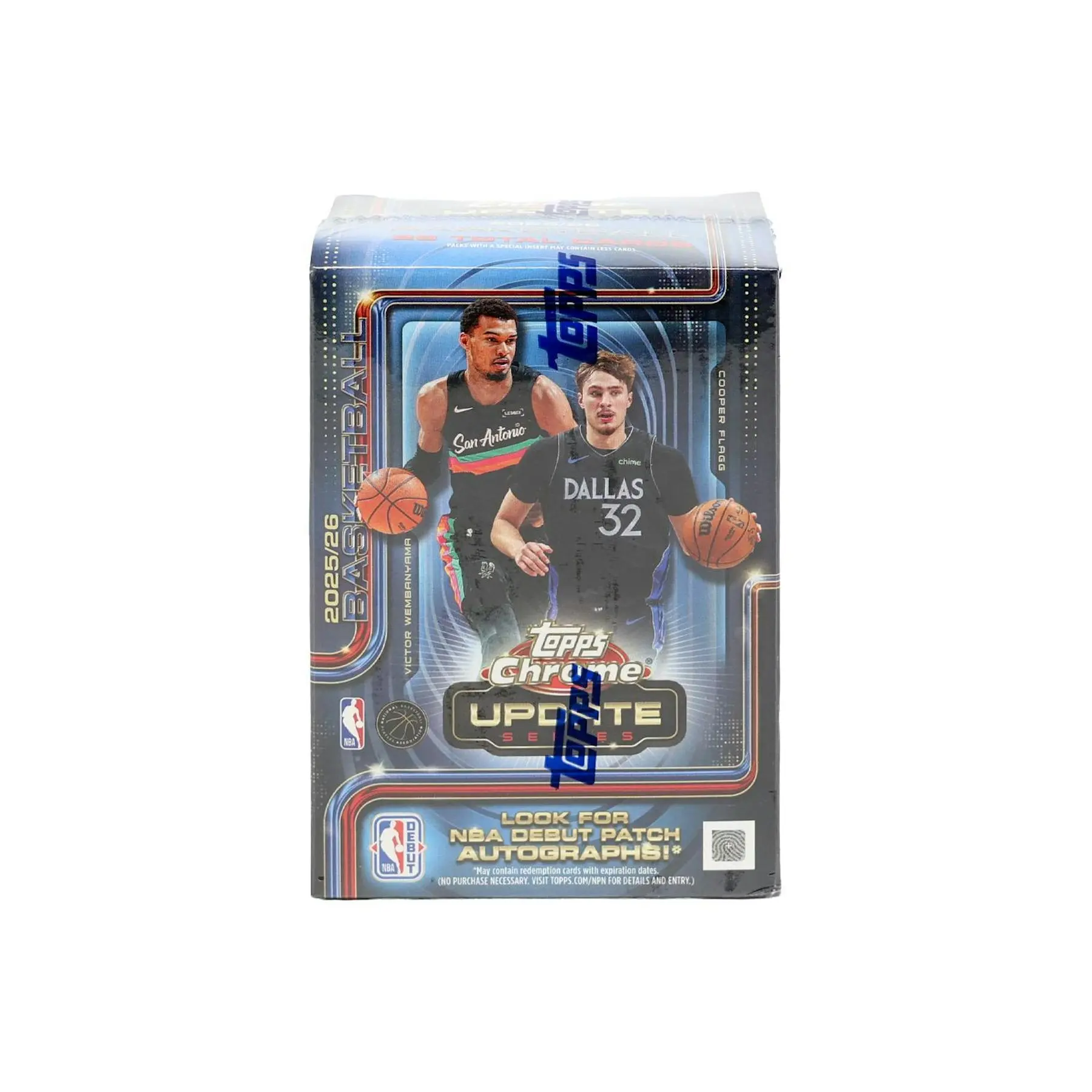 2025/26 Topps Chrome Update Series Basketball Blaster Box (Sealed)