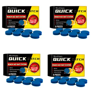 For This Summer's Roach Problem-MoonSpry Ace Bait Station: Try ltRight Nowi insect-Repellent NestElimination for Kitchen/Home Cockroach Exterminator Cockroach Gel Corn Cockroach Killer