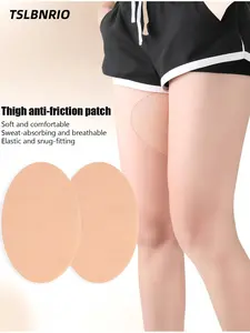 10Pcs Thigh Anti-Chafe Patches, Invisible Anti-Friction Thigh Stickers, Skin-Friendly Breathable Thigh Protection Tape for Plus Size Women, Summer Daily Wear Sports Running, No Trace Adhesive Body Tape for Thighs