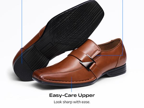 Bruno Marc Men's Giorgio Leather Lined Dress Loafers Shoes Footwear