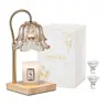 Candle Warmer Lamp, Lily of the Valley Flower Lamp, Height Adjustable with Timer, 2 Bulbs Included, Flameless Fragrance Lamp for Home Bedroom Decor, Ideal Gift for Mom Birthday,home decor