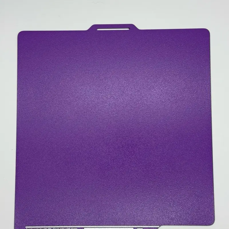 KDEAVI Double Sided Textured PLU Cool Build Plate for Bambu Labs, K1, Ender, 3D Printers, 256mm, 0.1mm Thick Coating, Easy to Clean