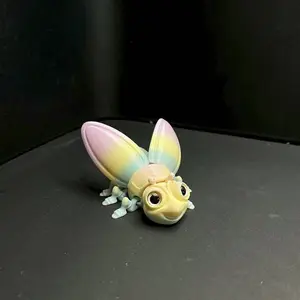 3D Printed Magnetic Firefly Joint Wings Moving Animal Model, Collectible Figurine, Realistic Simulation Toy, New Arrival, Cross-Border Newest Item
