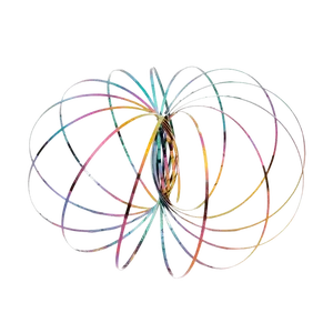 Mozi Stress Relief Sculptures Geometric Sensory Spring Toy 5" Diameter Fidget Model for School Office Use Ages 6+