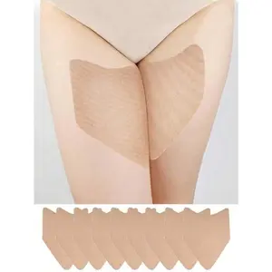 20Pcs Transparent Anti-Chafing Thigh Pads, Invisible Friction Prevention Tape, Skin-Friendly Protective Strips for Women Inner Thighs, Calves & Heels