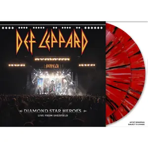 Def Leppard - Diamond Star Heroes: Live From Sheffield  [VINYL RECORD - LP] Colored Vinyl, Ltd Ed, Red, White