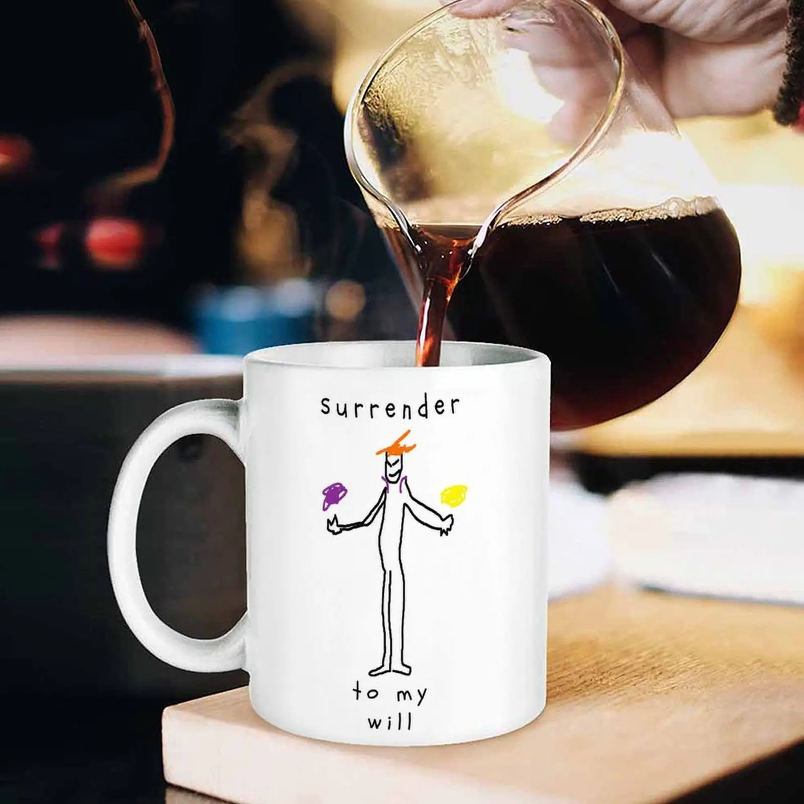 Overwatch Winton Series Porcelain Moira Art Cup - Handmade Drinkware for Everyday Use
