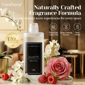 CoreFavor 120ml Essential Oil for Home Fragrance Diffusers, Plant-Based Diffuser Oil, Alcohol-Free Oil for Diffuser, Hotel Collection Diffuser Oil, Essential Oils for Diffusers for Home, Bedroom, Bathroom, Office & Commercial Spaces